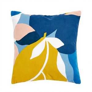 Housse de coussin en coton imprimé bohème douce et confortable pour la décoration intérieure, motif géométrique vintage, taie d'oreiller amovible non toxique - Product Image 1