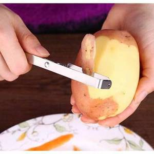 Ensemble d'éplucheurs en acier inoxydable, 4 pièces, couteau multifonctionnel pour fruits et légumes, pour usage en cuisine - Product Image 4