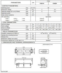 Dolam 5kv 7.5kv 10KV 12kv điện áp cao HV Reed <span class=keywords><strong>relay</strong></span> 2A 50W <span class=keywords><strong>K</strong></span>-552H <span class=keywords><strong>K</strong></span>-553H <span class=keywords><strong>K</strong></span>-554H 24V cho thiết bị công nghiệp hệ thống điều khiển tự động - Product Image 6