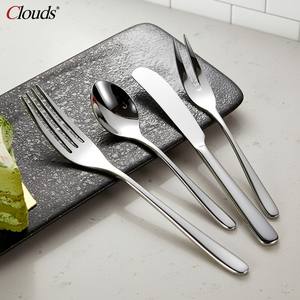 Ensemble <span class=keywords><strong>de</strong></span> couverts <span class=keywords><strong>de</strong></span> luxe en acier inoxydable cuillère et fourchette en métal <span class=keywords><strong>vaisselle</strong></span> pour hôtels <span class=keywords><strong>vaisselle</strong></span> <span class=keywords><strong>anglaise</strong></span> pour des expériences culinaires élégantes - Product Image 1