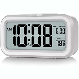 Wholesale Cheap Electric Smart Digital Alarm Clock <b>Large</b> Display LED Mirror Home Decor <b>Table</b> Clock USB Powered Acoustic Control - Product Image 1