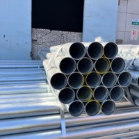 Tuyau en acier galvanisé à chaud (EMT/Tuyau d'huile) avec services de soudage/découpe/pliage pour les projets de construction et de plomberie