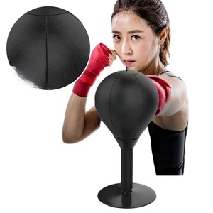 Mini entrenador de reflejos de <span class=keywords><strong>boxeo</strong></span> de escritorio ajustable para el hogar, oficina, <span class=keywords><strong>gimnasio</strong></span>, Fitness, alivio del estrés, punzonado, mesa de práctica, Bola de velocidad - Product Image 1