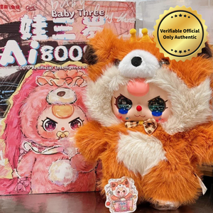 Auténtica Figura Coleccionable de Vinilo de la Serie de Peluches Trendy Blind Box de Baby Three AI 800%, Juguete de Anime Lindo para Cumpleaños de Bebé - Product Image 1
