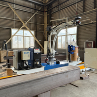 Robot de soudage sur rail au sol pour l'enseignement de la soudure de structures en acier