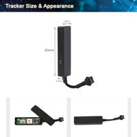 Dispositif de repérage GPS GSM pour voiture Télécommande portable 12 mois de garantie non jetable avec cellulaire