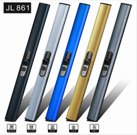 Allume-cigare électronique USB à arc, résistant au vent, avec support de téléphone, pour pique-nique, barbecue, cuisine