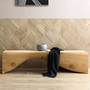 <span class=keywords><strong>Panca</strong></span> <span class=keywords><strong>in</strong></span> <span class=keywords><strong>Legno</strong></span> Massello Naturale Eco-Friendly Stile Retrò per Soggiorno, Mobile TV, Hotel e Appartamenti - Product Image 2