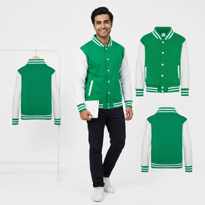 Custom Logo Leather Patchwork Bomber Varsity <b>Jacket</b> Unisex Custom Chenille Patches Satin CollegeBaseballjacket for <b>men</b> - Product Image 1
