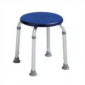 Silla de baño de suministro médico esencial con brazos y espalda, Banco de ducha blanco ligero, taburete de bañera - Product Image 1