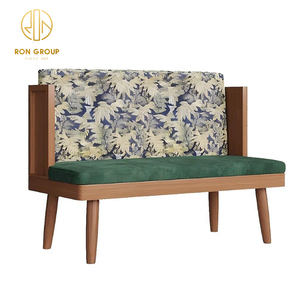 <span class=keywords><strong>Vintage</strong></span> Design personalizzato quadrato in legno caffè e ristorante Set di mobili divano stand tavolo e sedia per Coffee Shop - Product Image 6