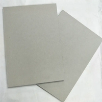Carton gris en gros 1MM 2MM 3MM Feuilles de carton gris A3 A4 A5 4K 8K