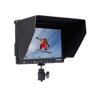 7 ''Slanke Ontwerp Ultra Hd Ips 1280X800 Op-Camera Lcd Hdmi Studio Video Monitor Met F970 plaat