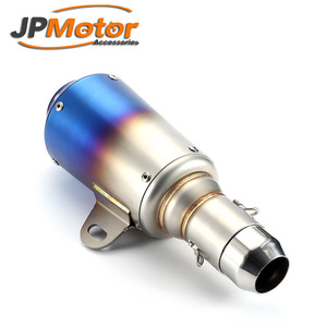 JPMotor-Tubo de escape de acero inoxidable, color titanio, para menos de <span class=keywords><strong>1000cc</strong></span>, silenciador de sistema de escape de motor de motocicleta - Product Image 3
