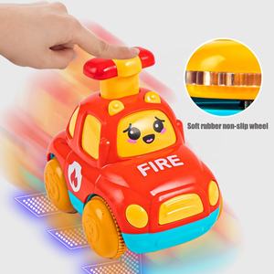 Samtoy-coche pequeño <span class=keywords><strong>de</strong></span> policía <span class=keywords><strong>de</strong></span> prensado, camión <span class=keywords><strong>de</strong></span> <span class=keywords><strong>bomberos</strong></span>, vehículo <span class=keywords><strong>de</strong></span> fricción, Mini coches <span class=keywords><strong>de</strong></span> juguete para niños, 9 Uds. - Product Image 2
