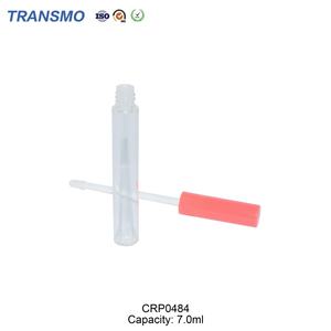 OEM Gloss Bottle 7ml <b>pink</b> Lip Gloss Tubes Customized Plastic Tube for Lip Cosmetic - Product Image 5