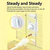 Bebedero para Pájaros CloudBird, Botella de Agua Antiderrames para Jaula, Bebedero Colgante para Periquitos, Calopsitas y Loros