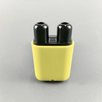 MUESTRA GRATIS 64*37mm Doble Agujero Cánula Nasal Núcleo de algodón Tubo de embalaje Botella de aceite esencial de plástico