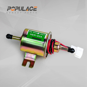 Pompe à carburant électronique Populace HEP-02A 12V 24V pour excavatrices, pick-ups, moteurs essence et diesel - Product Image 1