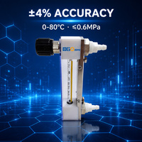 PTFE Korrosionsbeständige Durchflussmesser Ozon-Einspritzungsüberwachung für Zirkulationswassersysteme PTFE-Ausgekleideter Glas-Rotameter