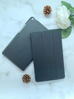 Coque antichoc en cuir doublé de microfibre à dos dur pour Huawei MediaPad T3 8