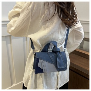 女式休闲单肩包时尚撞色牛仔手提包 - Product Image 2