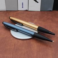 Vente directe d'usine brun métal 2-en-1 stylet de tablette à bille 0.5mm largeur d'écriture en acier boule de voiture Compatible écran tactile cadeaux