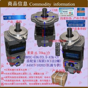 Pompe à engrenages à double vis à piston française 13C1 de la marque Shengan + Changyuan, modèle CBHYC-G36/F3.5 - Product Image 2