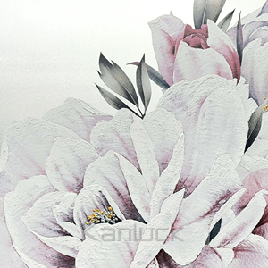 Quadro Moderno Dipinto a Mano con <span class=keywords><strong>Fiori</strong></span> <span class=keywords><strong>su</strong></span> <span class=keywords><strong>Tela</strong></span> con Cornice, Stampa UV Originale 75x75cm 6 Colori - Product Image 5