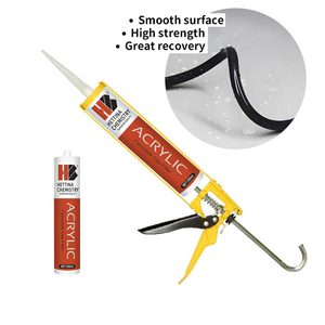 Nhà Máy Bán buôn không thấm nước Acrylic <span class=keywords><strong>Sealant</strong></span> caulking keo cho chế biến gỗ và đóng gói trung tính Loại vật liệu Silicone - Product Image 2