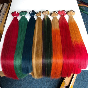 Tissage en lot brésilien naturel Remy, couleur naturelle, bon marché, cuticule alignée, Extensions - Product Image 2