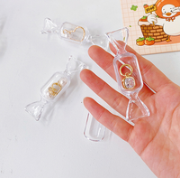 Vente en gros Mini boîte à bonbons transparente mignonne Boîte à bijoux en forme de bonbon Boîte à bijoux pour boucles d'oreilles et bagues Boîte à bijoux pour fête