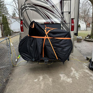 Heavy Duty 800D Oxford Résistant À La Déchirure Étanche Transport Vélo Couverture Pluie Soleil UV Preuve Vélo Couverture - Product Image 6