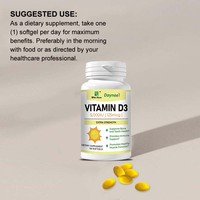 Daynee OEM Supplément Vitamine K2 MK7 Softgel végétalien Soutien Os Coeur Sain nature 5000iu vitamine d3 k2 Capsules
