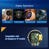Pantalla Táctil IPS Inteligente para el Hogar, Kingtech de 2.76 Pulgadas, 480*480, 500nit, 10 Puntos Táctiles Capacitivos, Marco Abierto, Compatible con Raspberry Pi y Windows