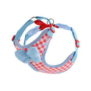 Small dog leash, harness, dog <b>walker</b>, vest style, breathable bow dog chain for Teddy, Bichon, and Shiba Inu - Product Image 5