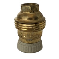 Douille certifiée CE B22, douille de lampe en laiton plaqué fer, couleur E14 E27 E40, pour la navigation de plaisance