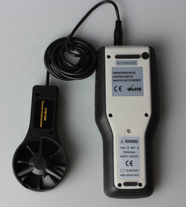 เครื่องวัดความเร็วลมดิจิตอล HT-9819 แบบ CFM/CMM ยี่ห้อ Hti รุ่นขายดี เครื่องวัดความเร็วลมไร้สาย สำหรับอุตสาหกรรมเหล็กและเหล็กกล้า ปิโตรเคมี และพลังงาน - Product Image 1