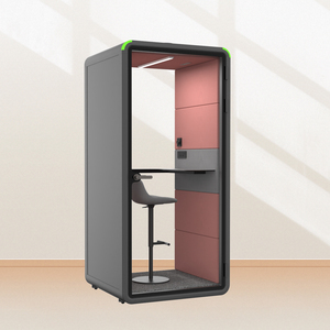 Cabina de Oficina Moderna Insonorizada con Iluminación LED para Uso en Edificios de Oficinas - Product Image 2
