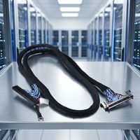 Fabrik-Großhandel Maßgefertigtes LVDS-Kabel 20 30 40 50 51 60 Pin Anschluss für LCD LED Laptop Panel Display Bildschirm