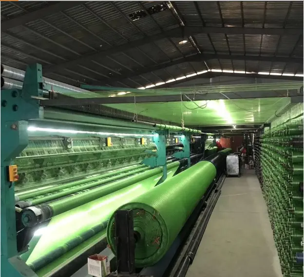 China Made PP/PE/PET Plastic Fishing Safty Cover Soil Warp Knitting Net Making Machine Shade Net Production Line Equipment Plant