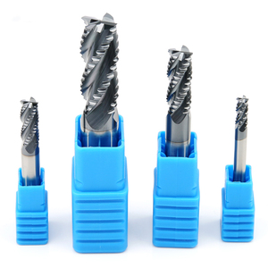 M2Al <strong>M35</strong> M42 High Speed Steel 4-Flute Milling Cutter Solide Carbide Fine Tooth Altin Coating for OEM ODM Metal Steel Roughing - Product Image 1