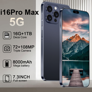 2025 Gốc Chất Lượng Cao I16Pro Max 16GB + 1Tb <span class=keywords><strong>Android</strong></span> 13 4G Điện Thoại Thông Minh 108MP Phía Sau Máy Ảnh 144Hz 65W Tiếng Anh Tây Ban Nha Đức - Product Image 3