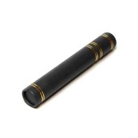 Tubo de Graduación de Cuero Duradero con Textura Granulada, Tubo de Graduación de PU Liso con Logotipo en Relieve Dorado, Tamaño Personalizado para Ceremonia de Graduación