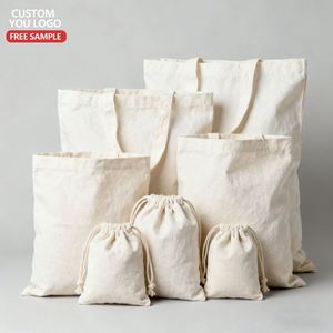 Custom Printed Logo Reusable Cotton Canvas Shopping <b>Tote</b> Bag for Grocery Shopping - Product Image 3