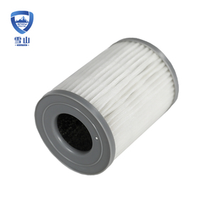 ไส้กรองถ่านกัมมันต์ HEPA จีบขนาดเล็กแบบ H14 H13ตัวกรองอากาศ HEPA แบบทรงกระบอก - Product Image 4