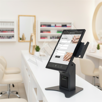 WUXIN - Fabricante de Kioscos con Sistema de Gestión de Colas con Pantalla Táctil, Kiosco de Autoservicio de 21/24 Pulgadas, Terminal de Gestión de Colas para Cantinas con Impresora de Tickets