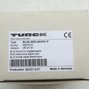 โมดูลอินพุตดิจิตอล Turck Bl20 32di 24Vdc P อุปกรณ์อิเล็กทรอนิกส์ I/O ผลิตในเยอรมนี - Product Image 2