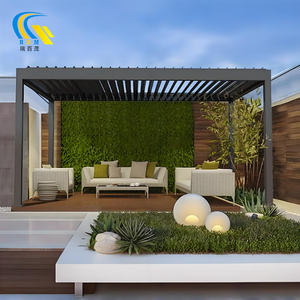 Pabellón Telescópico Eléctrico para Exteriores Modelo 220, de Aleación de Aluminio, Impermeable, con Marco con Recubrimiento en Polvo, para Balcón, Gazebo, Pérgola - Product Image 5