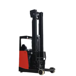 Small Electric Forklifts Reach Truck Stacker For Sale Counterweight Fork Lifter Export Forklift With Strong Mast